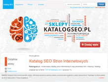 Tablet Screenshot of katalogseo.pl